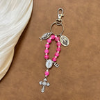 Atelier Séléna - Porte clé dizainier avec initiale