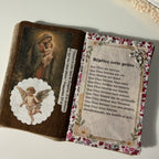 Atelier Séléna - Livre de foi artisanal - petit format - en tissu, fait main - Modèle aléatoire - Délai environ 1 semaine