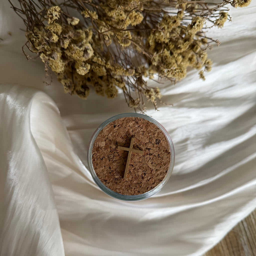 Atelier Séléna - Jar à versets, croix porte bonheur - Idée cadeau