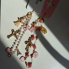 Atelier Séléna - Marque page à breloques - Blanc ou rose