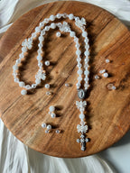 Atelier Séléna - Chapelet argenté - Éclat de pureté