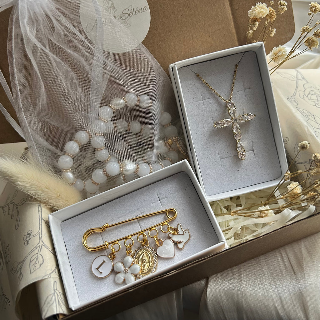 Atelier Séléna - Coffret Pureté - Blanc et doré