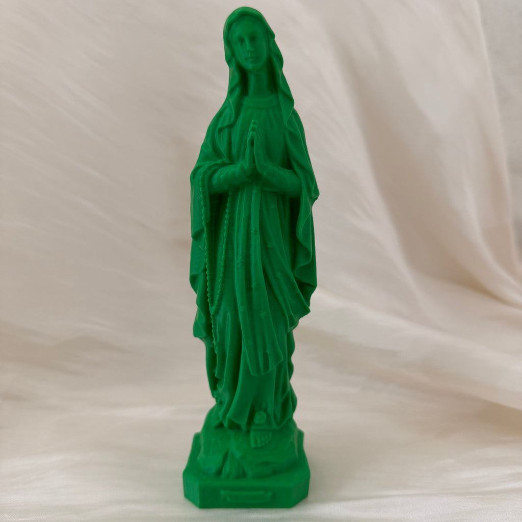 Atelier Séléna - Statue Sainte Vierge Pop Art Color - Vert