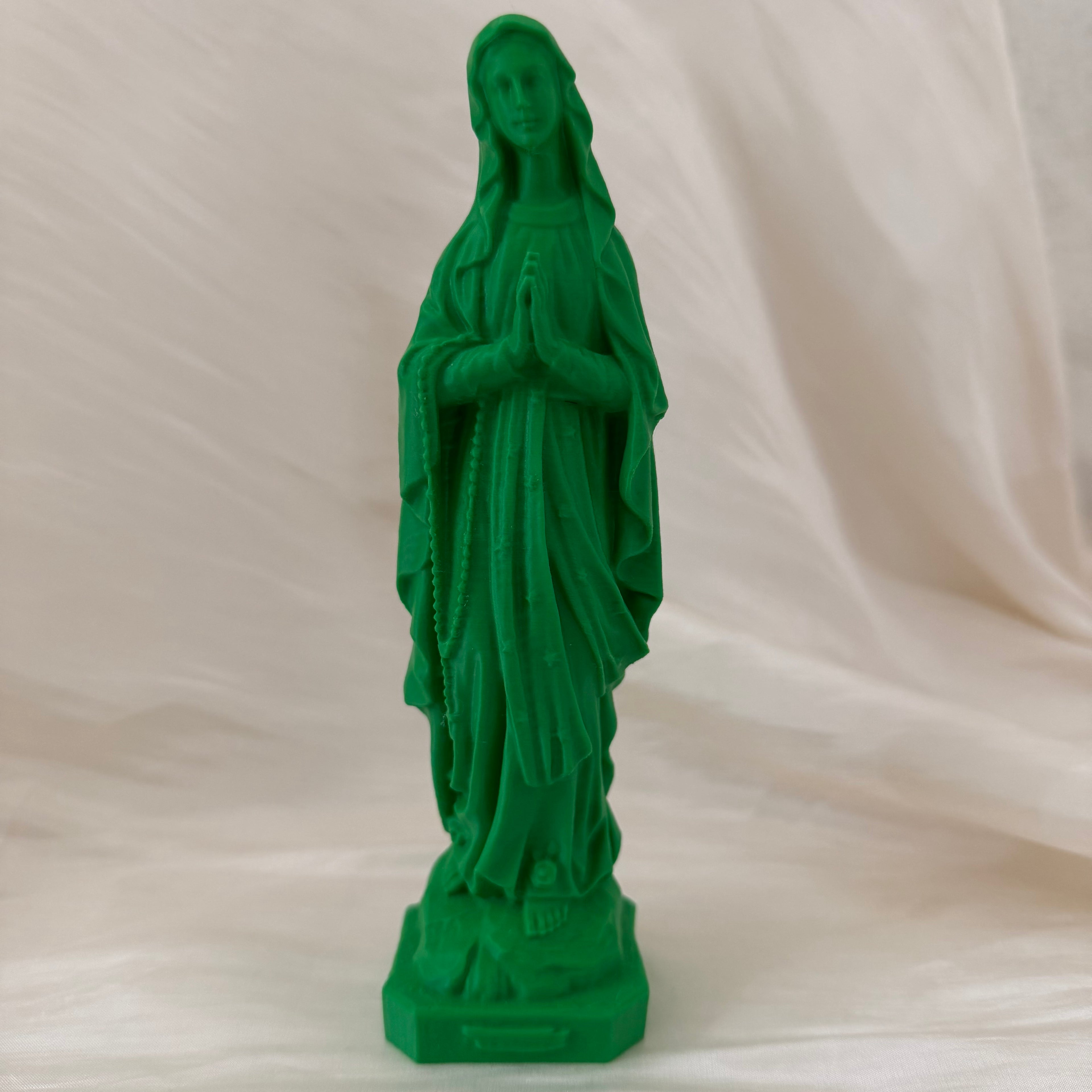 Atelier Séléna - Statue Sainte Vierge Pop Art Color - Vert