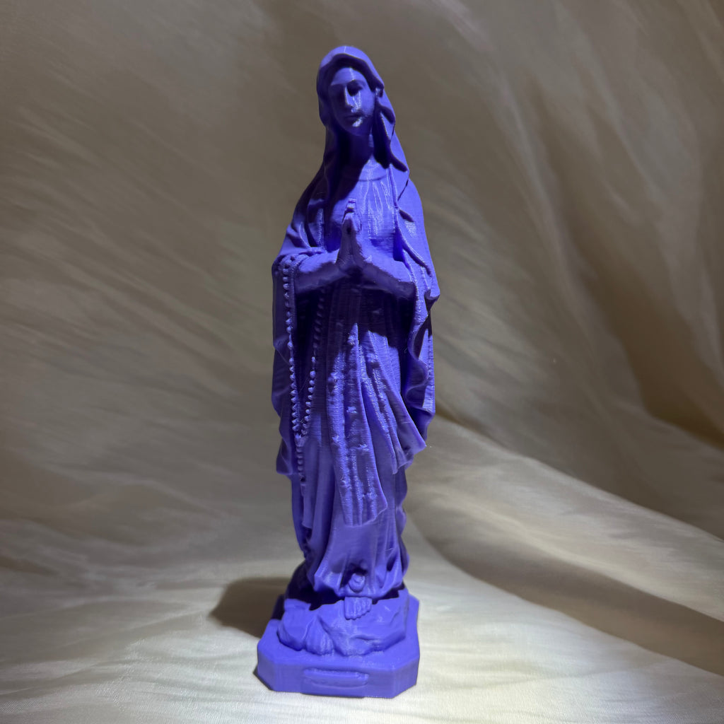 Atelier Séléna - Statue Sainte Vierge Pop Art Color - Violet