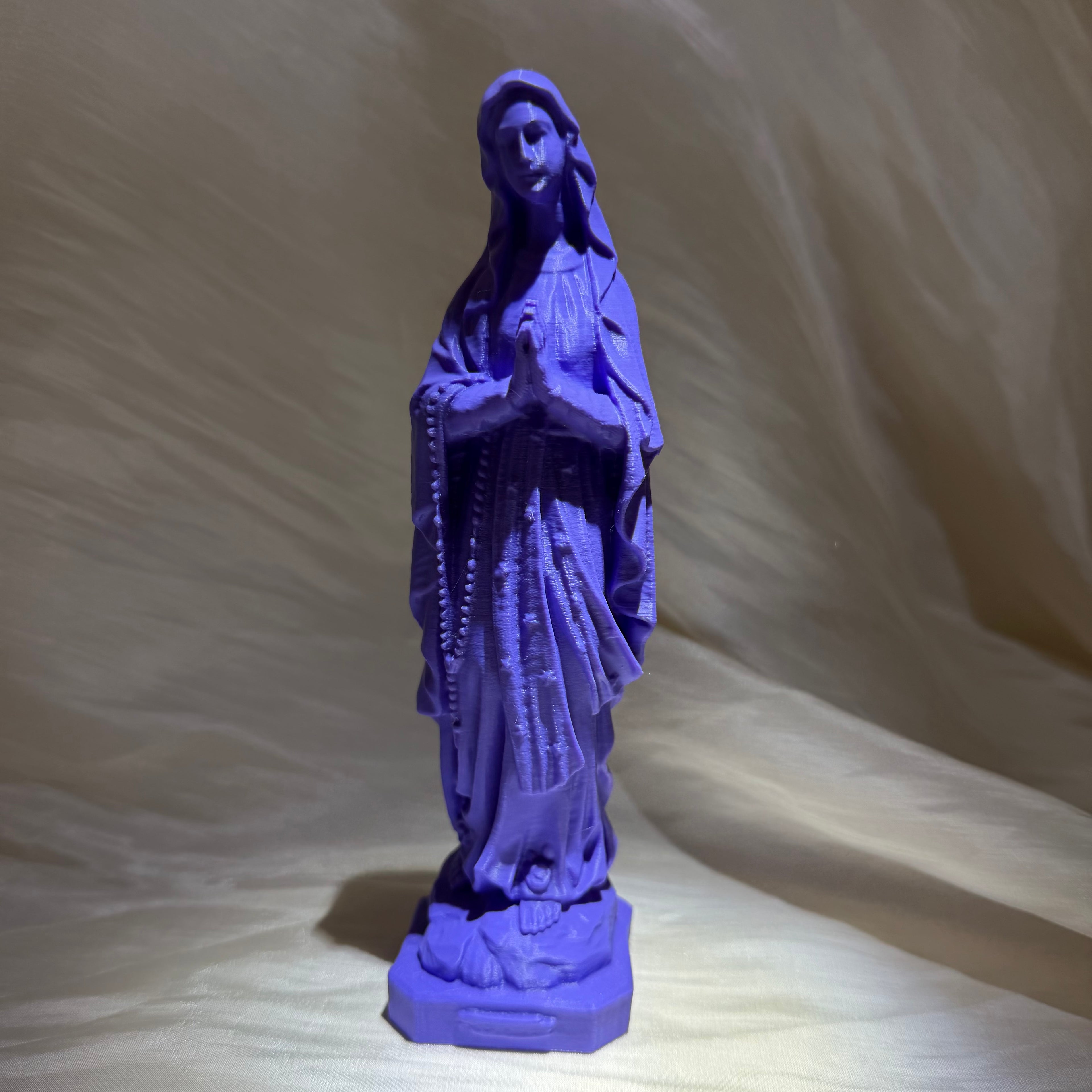 Atelier Séléna - Statue Sainte Vierge Pop Art Color - Violet