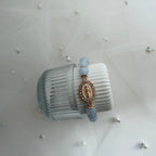 Atelier Séléna - Bracelet Sainte Vierge - Bleu bébé