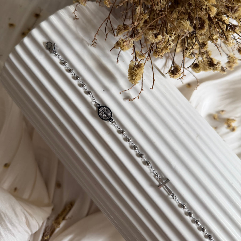 Atelier Séléna - Bracelet Acier Inoxydable Argent - Le Prêtre