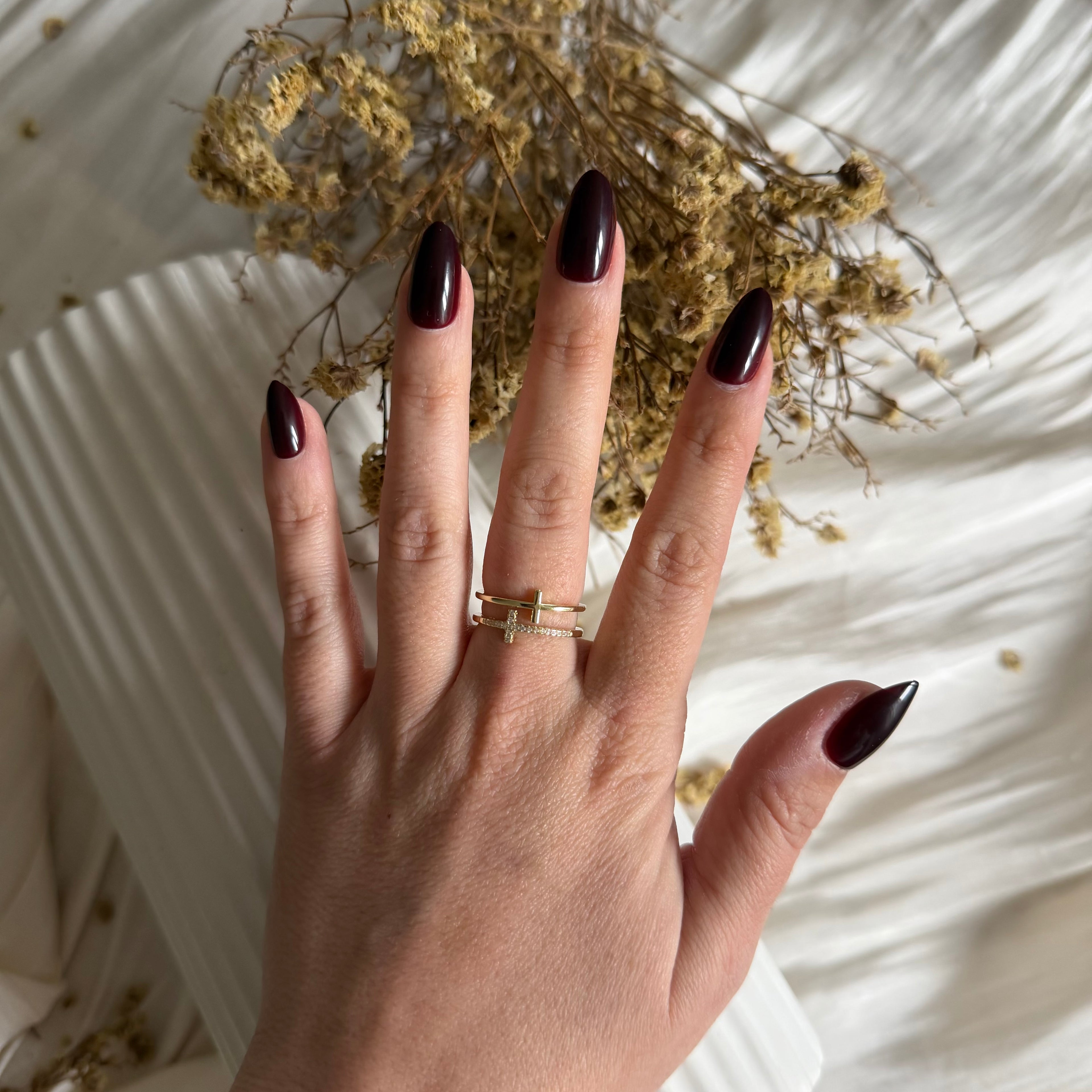 Atelier Séléna - Bague Acier Inoxydable Dorée - Élisabeth