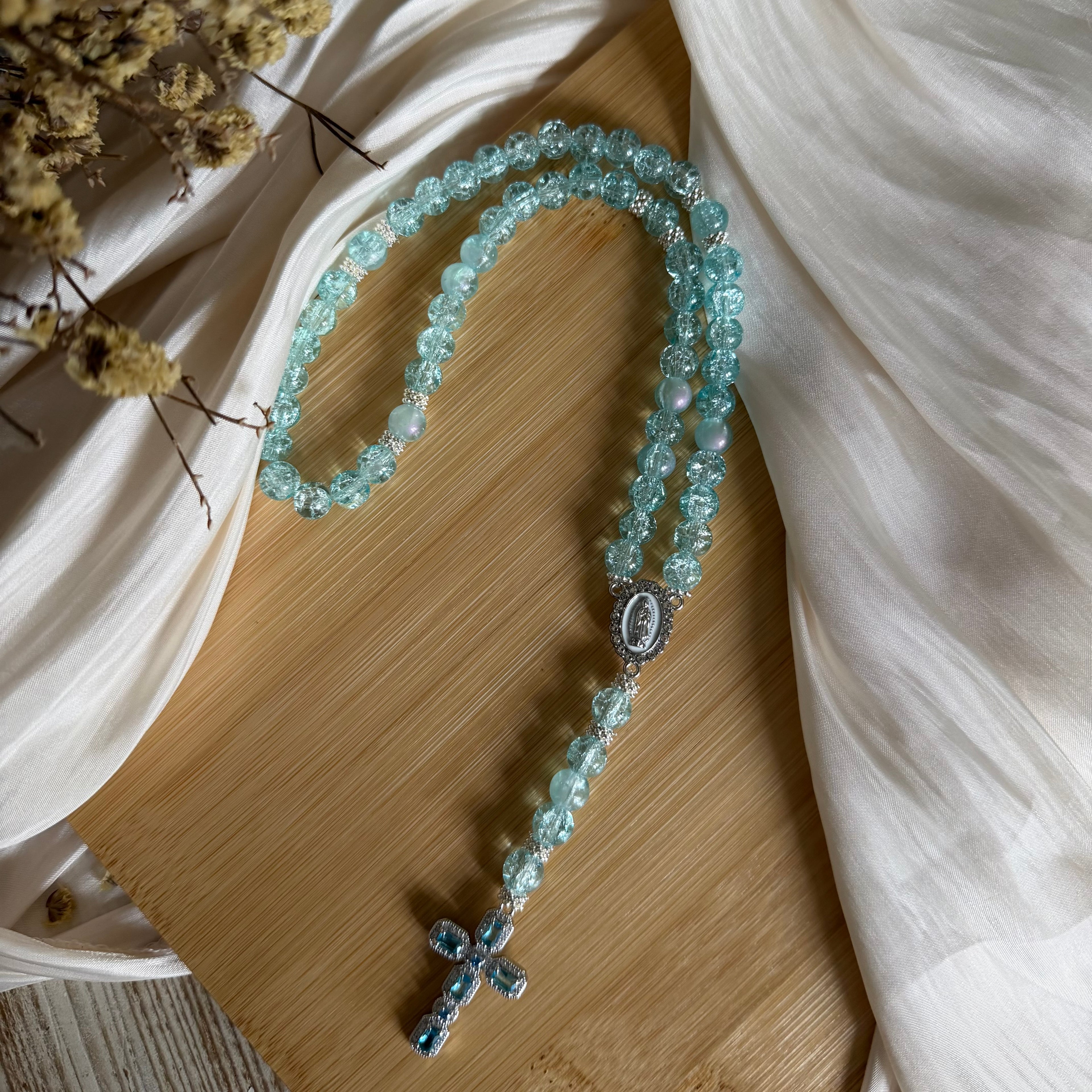 Atelier Séléna - Chapelet Éclat Boréal - Argent