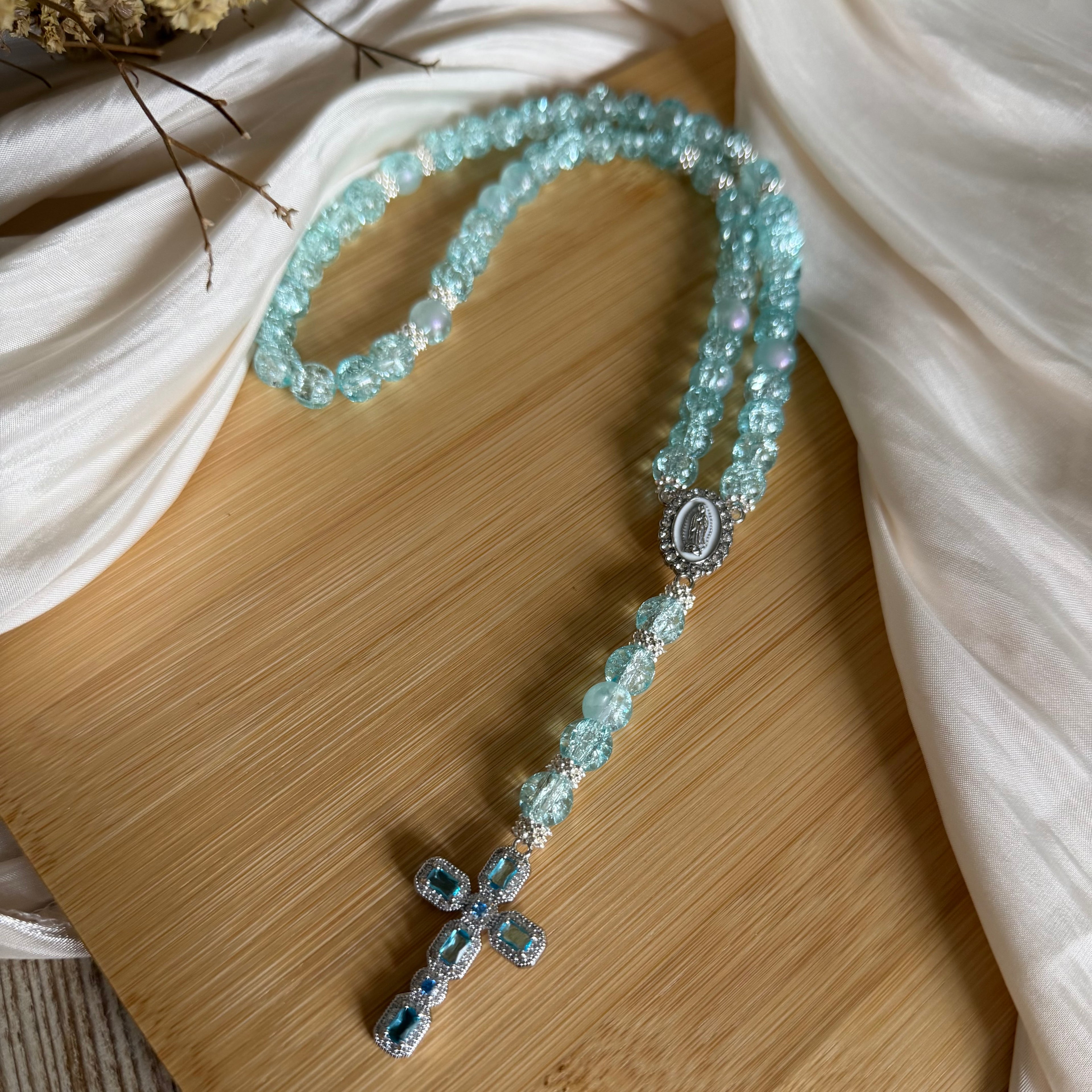 Atelier Séléna - Chapelet Éclat Boréal - Argent