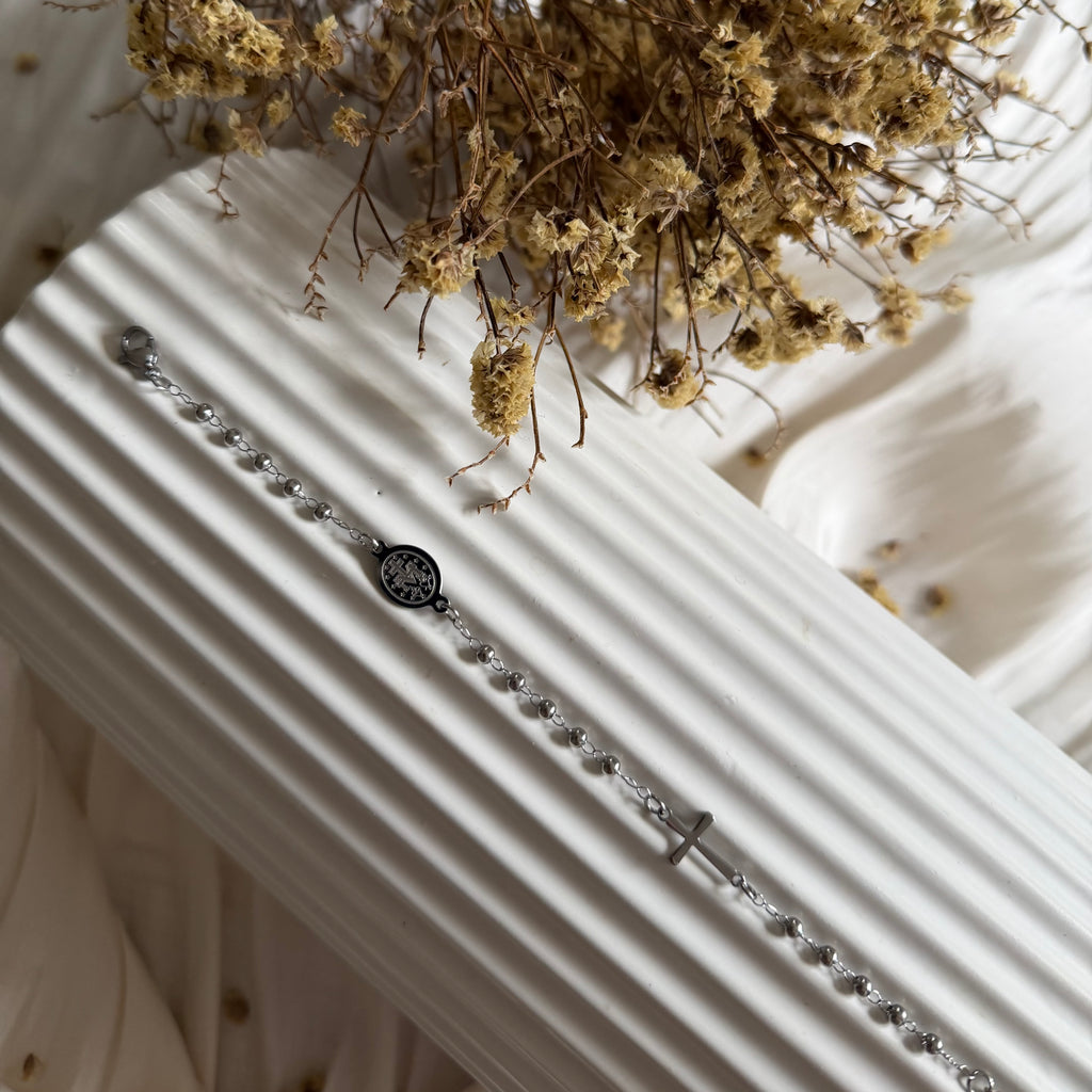 Atelier Séléna - Bracelet Acier Inoxydable Argent - Notre Dame