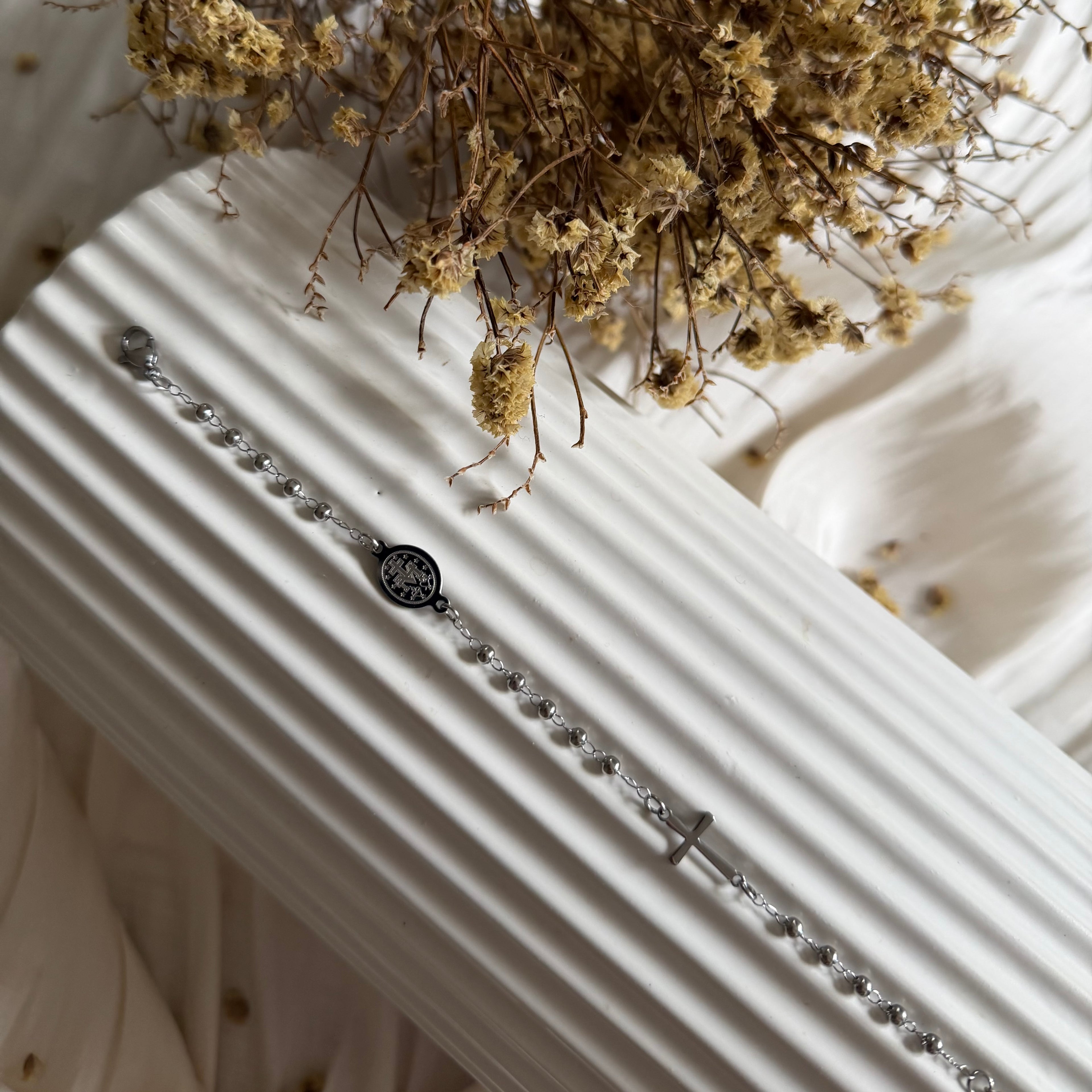 Atelier Séléna - Bracelet Acier Inoxydable Argent - Notre Dame