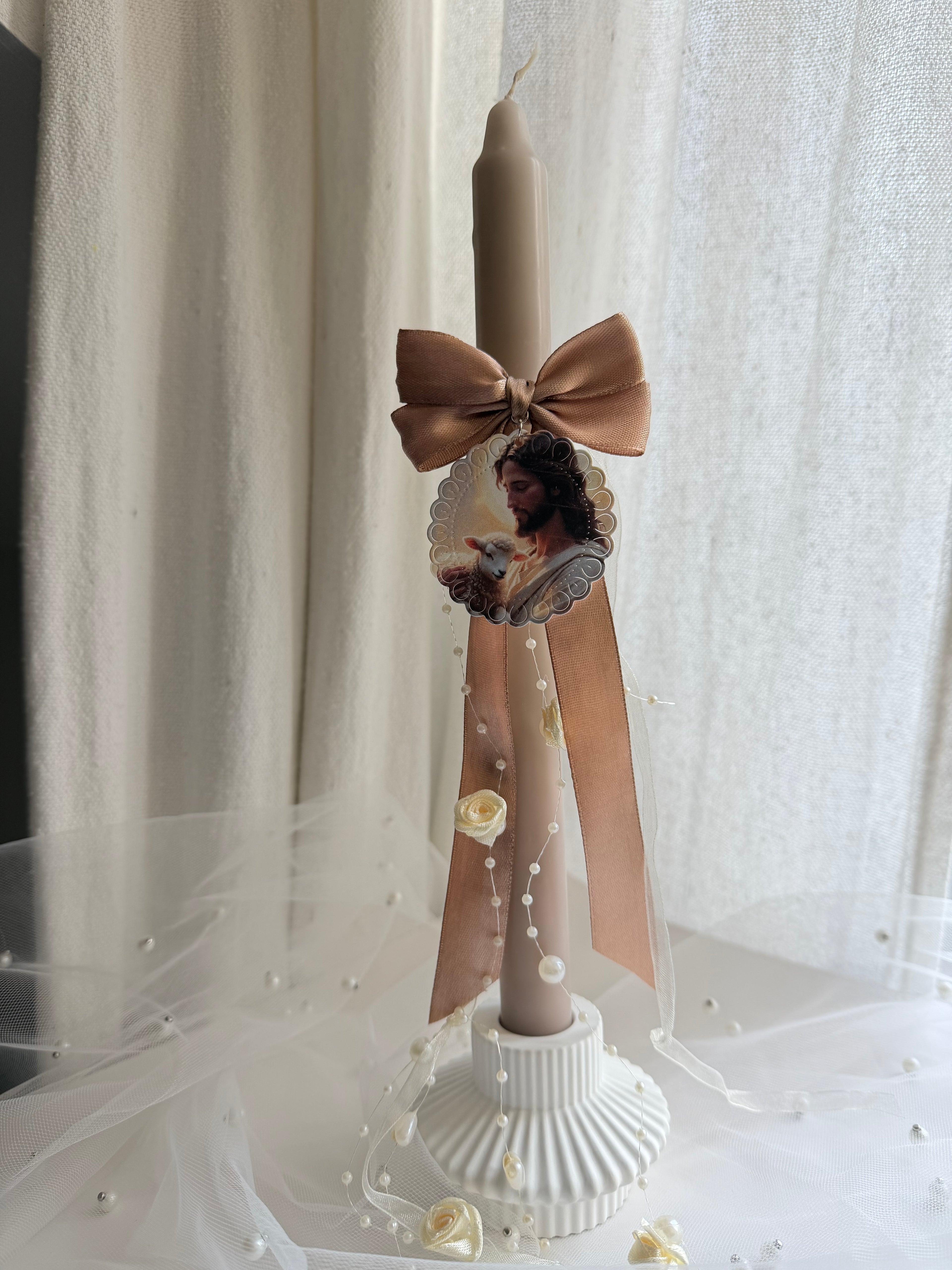 Atelier Séléna - Cierge décoré – Bougie avec boîte