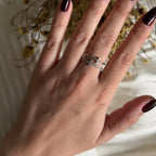 Atelier Séléna - Bague Acier Inoxydable Argent - Élisabeth