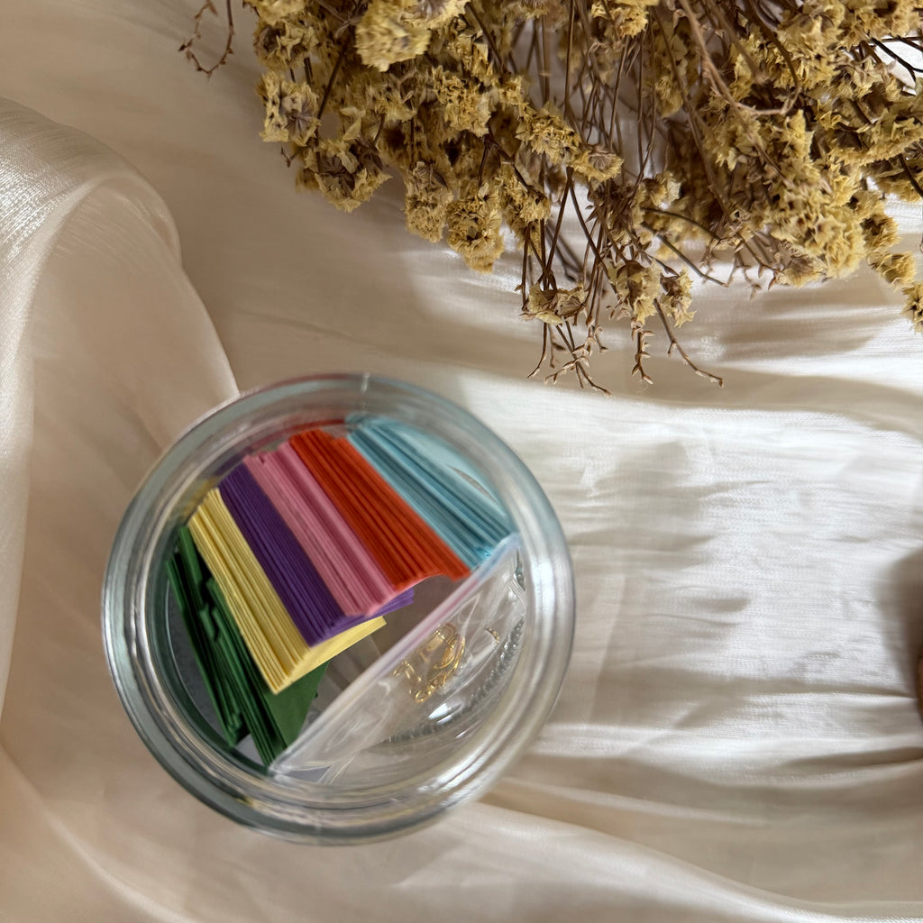 Atelier Séléna - Jar à versets, croix porte bonheur - Idée cadeau