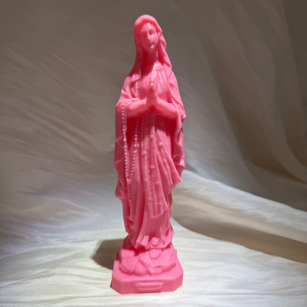 Atelier Séléna - Statue Sainte Vierge Pop Art Color - Rose