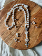 Atelier Séléna - Chapelet argenté - Éclat de pureté