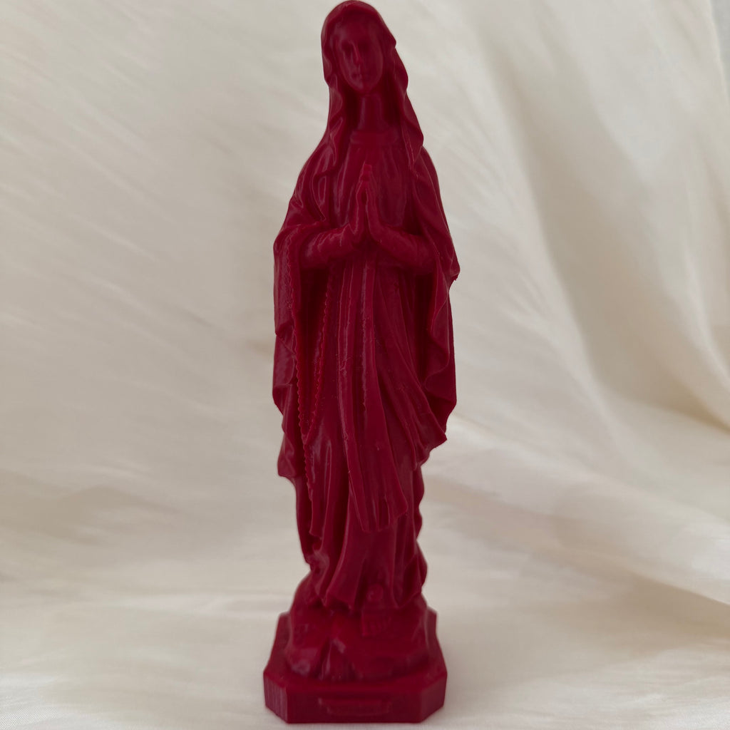 Atelier Séléna - Statue Sainte Vierge Pop Art Color - Bordeaux