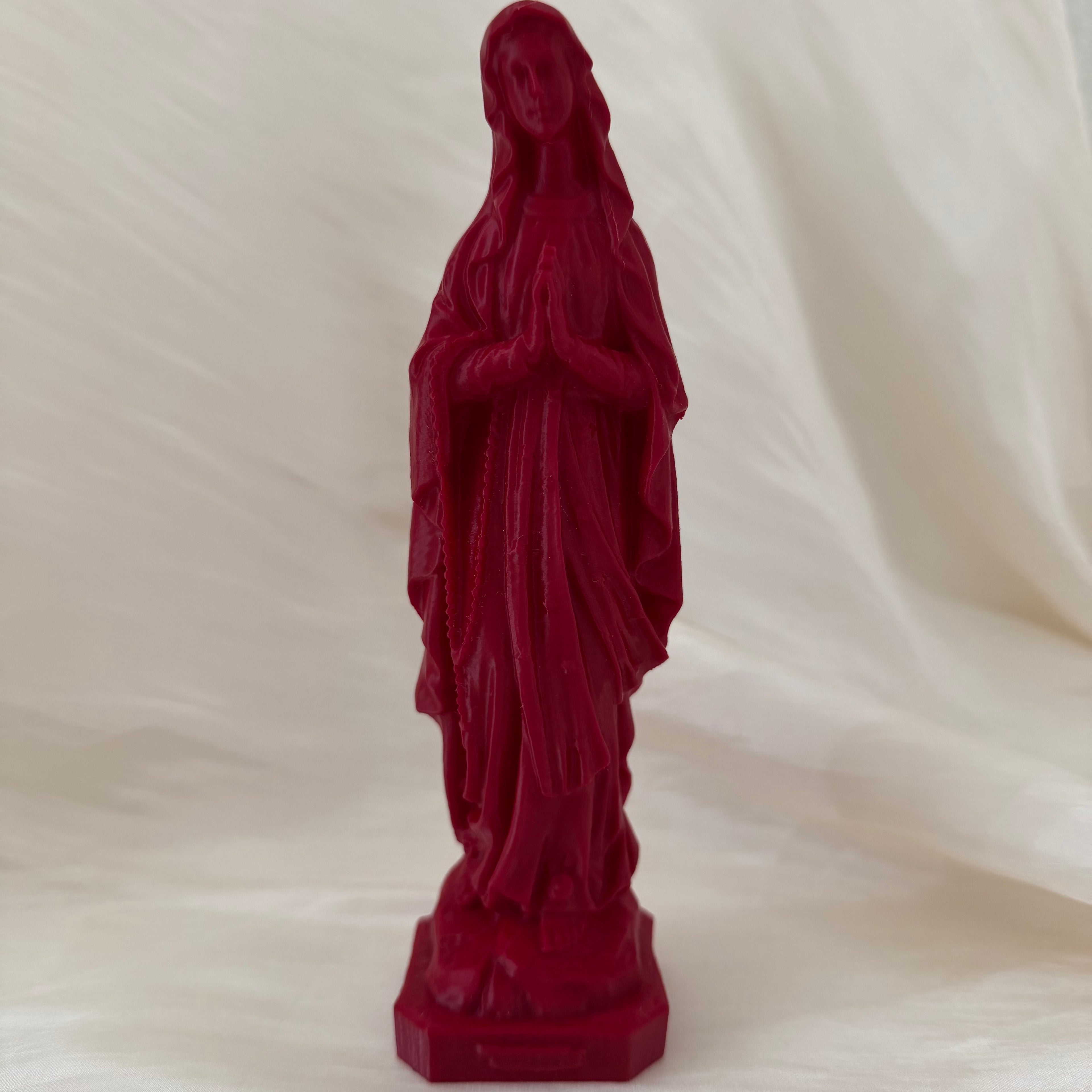 Atelier Séléna - Statue Sainte Vierge Pop Art Color - Bordeaux