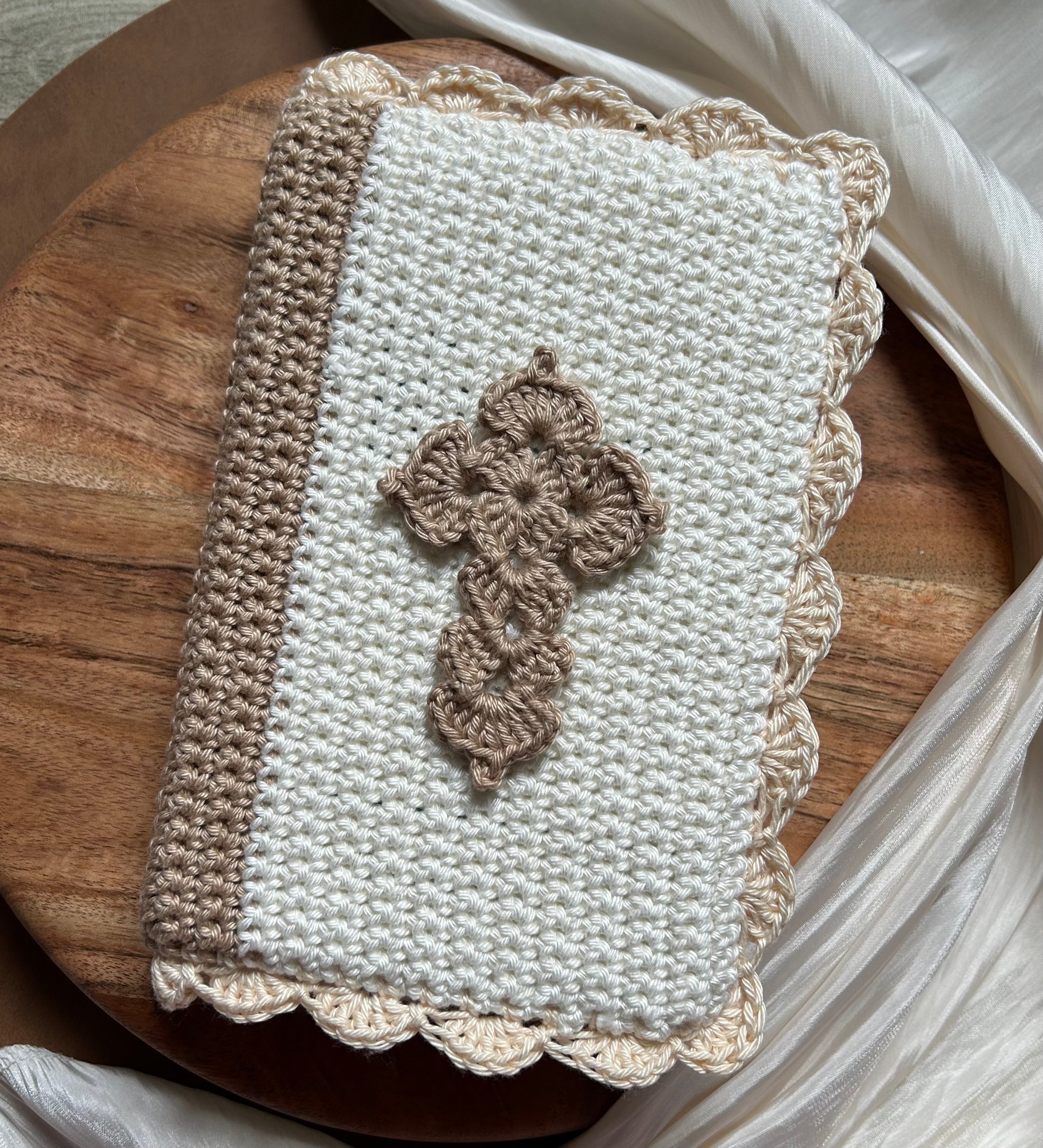 Atelier Séléna - Housse de bible au crochet coton