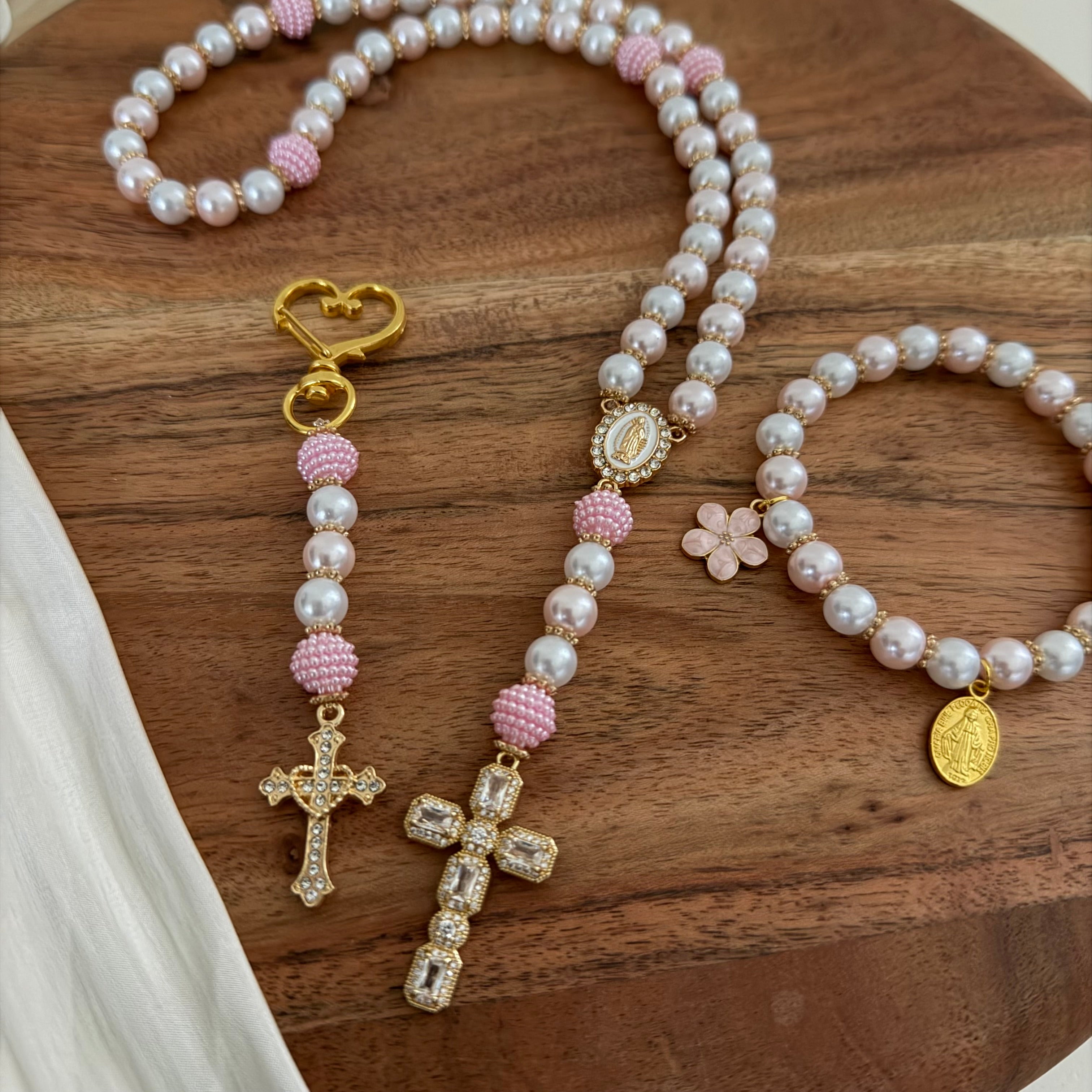 Atelier Séléna - Chapelet Éclat Pastel