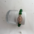 Atelier Séléna - Bracelet Sainte Vierge - Vert
