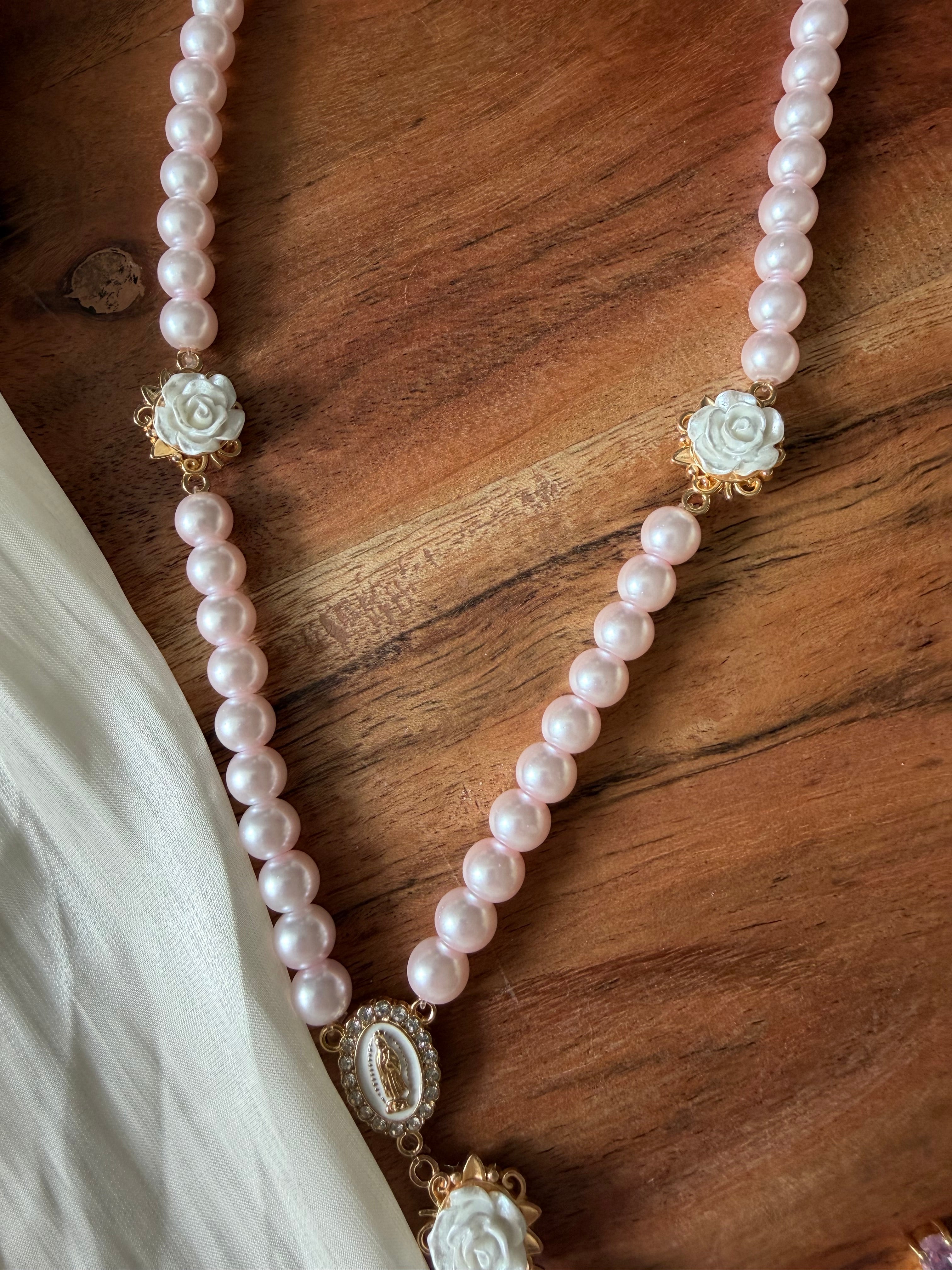 Atelier Séléna - Chapelet Rose de Rose