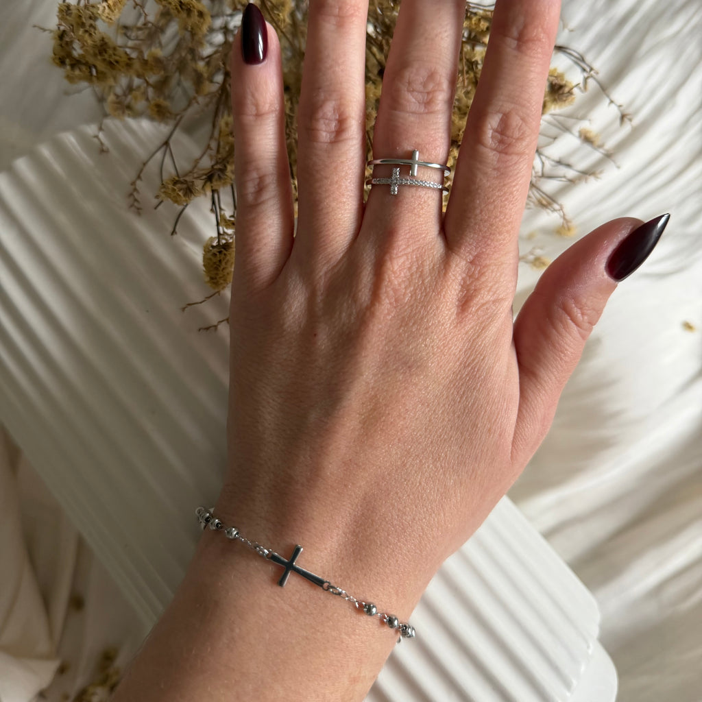 Atelier Séléna - Bracelet Acier Inoxydable Argent - Marie