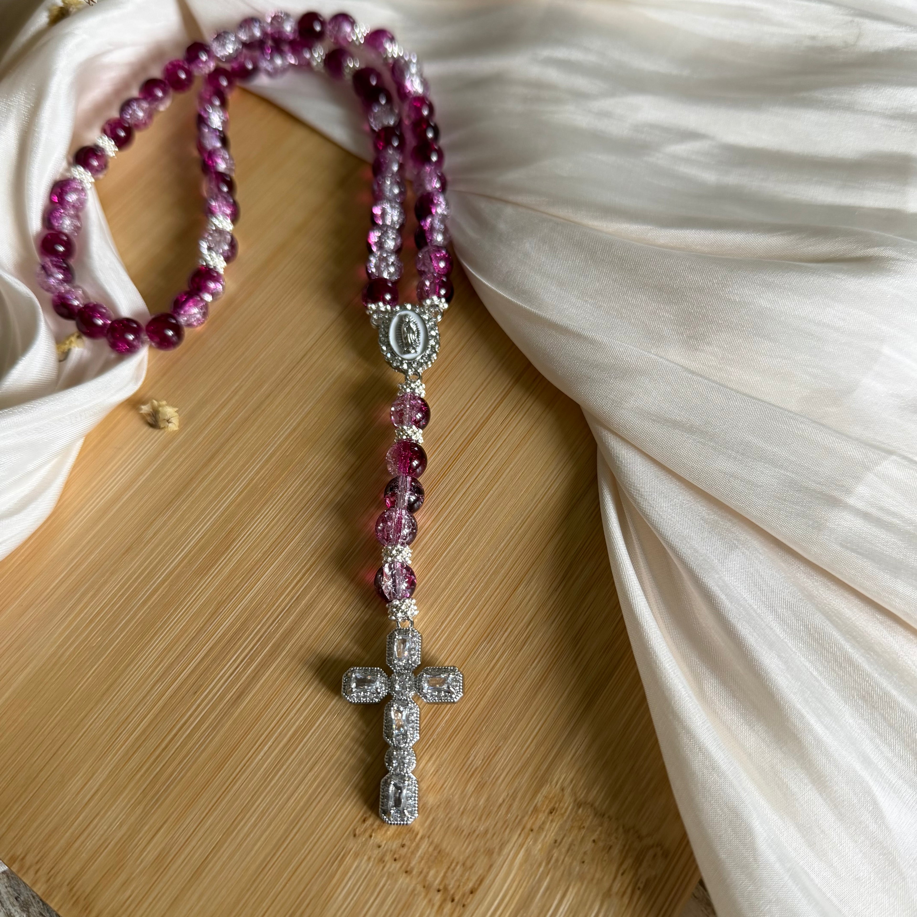 Atelier Séléna - Chapelet Éclat Mystique  - Argent