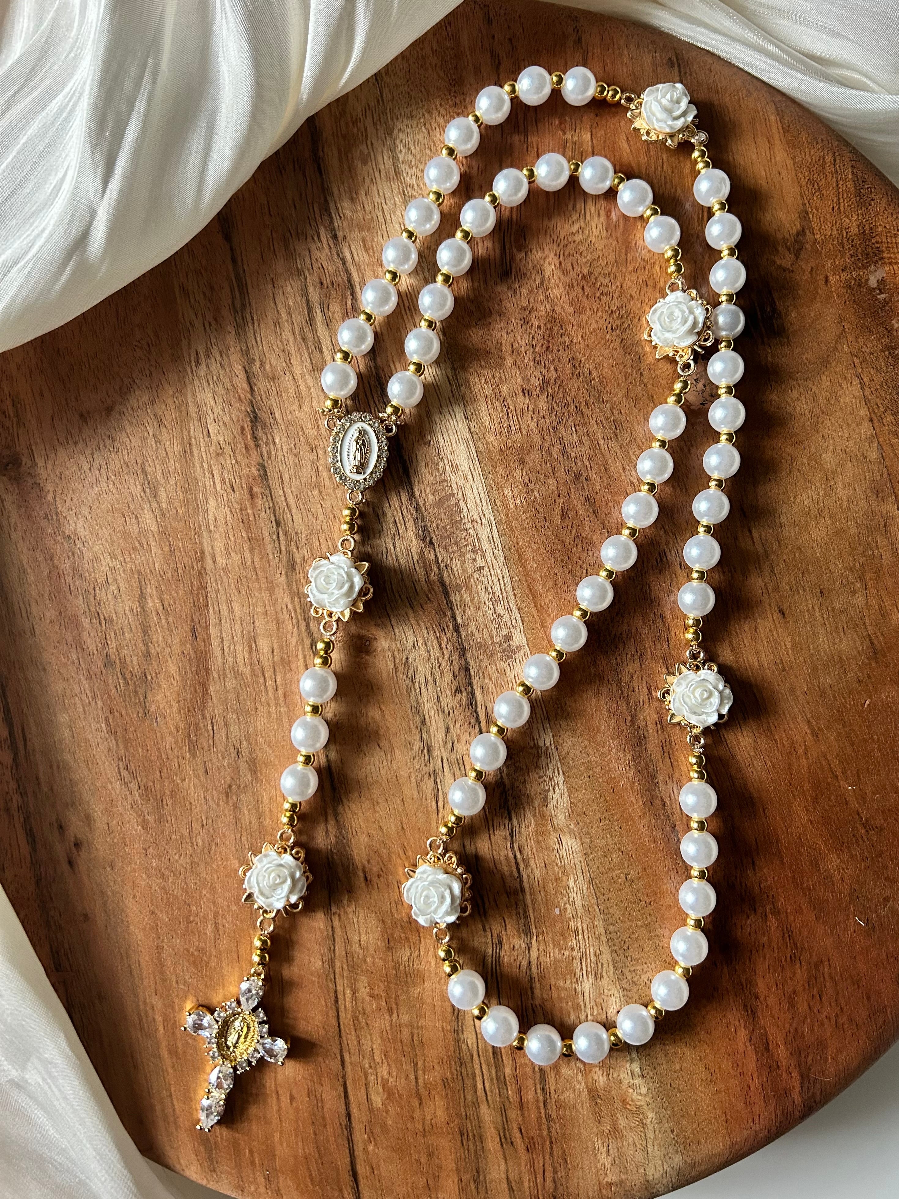 Atelier Séléna - Chapelet Floral - Doré