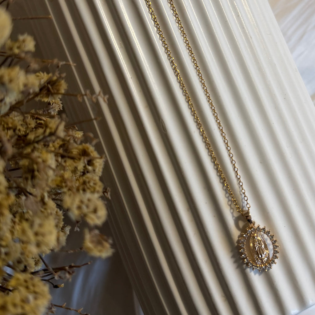 Atelier Séléna - Collier Acier Inoxydable Doré - Hélène