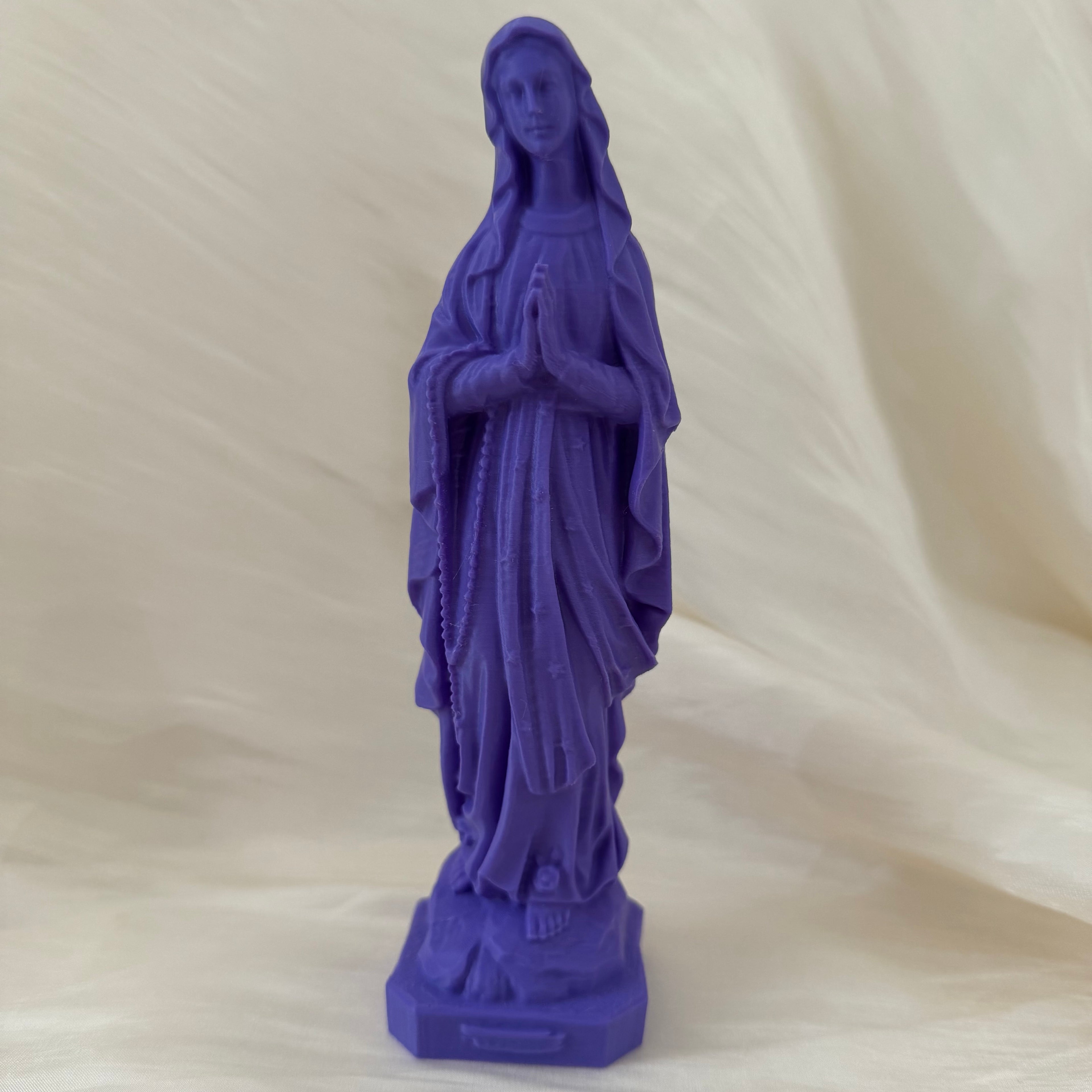 Atelier Séléna - Statue Sainte Vierge Pop Art Color - Violet