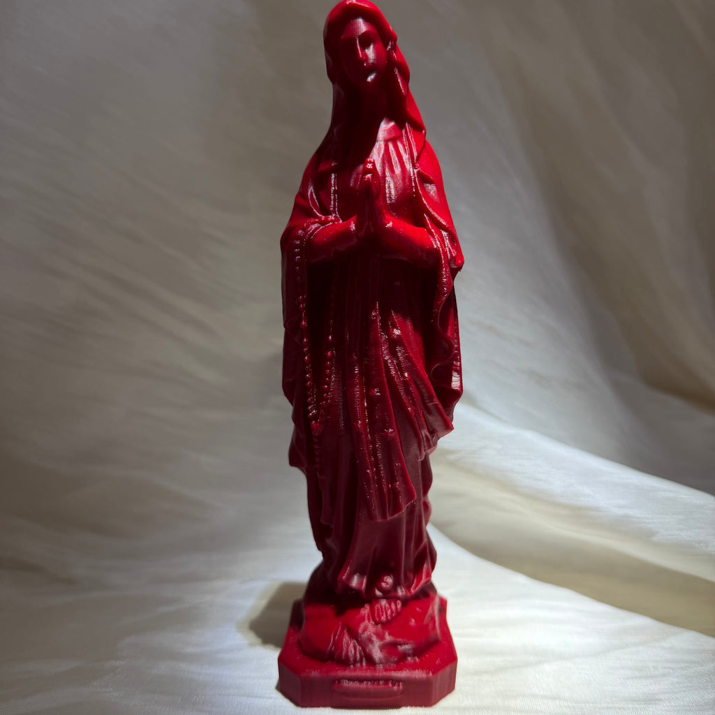Atelier Séléna - Statue Sainte Vierge Pop Art Color - Bordeaux