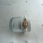 Atelier Séléna - Bracelet Sainte Vierge - Blanc