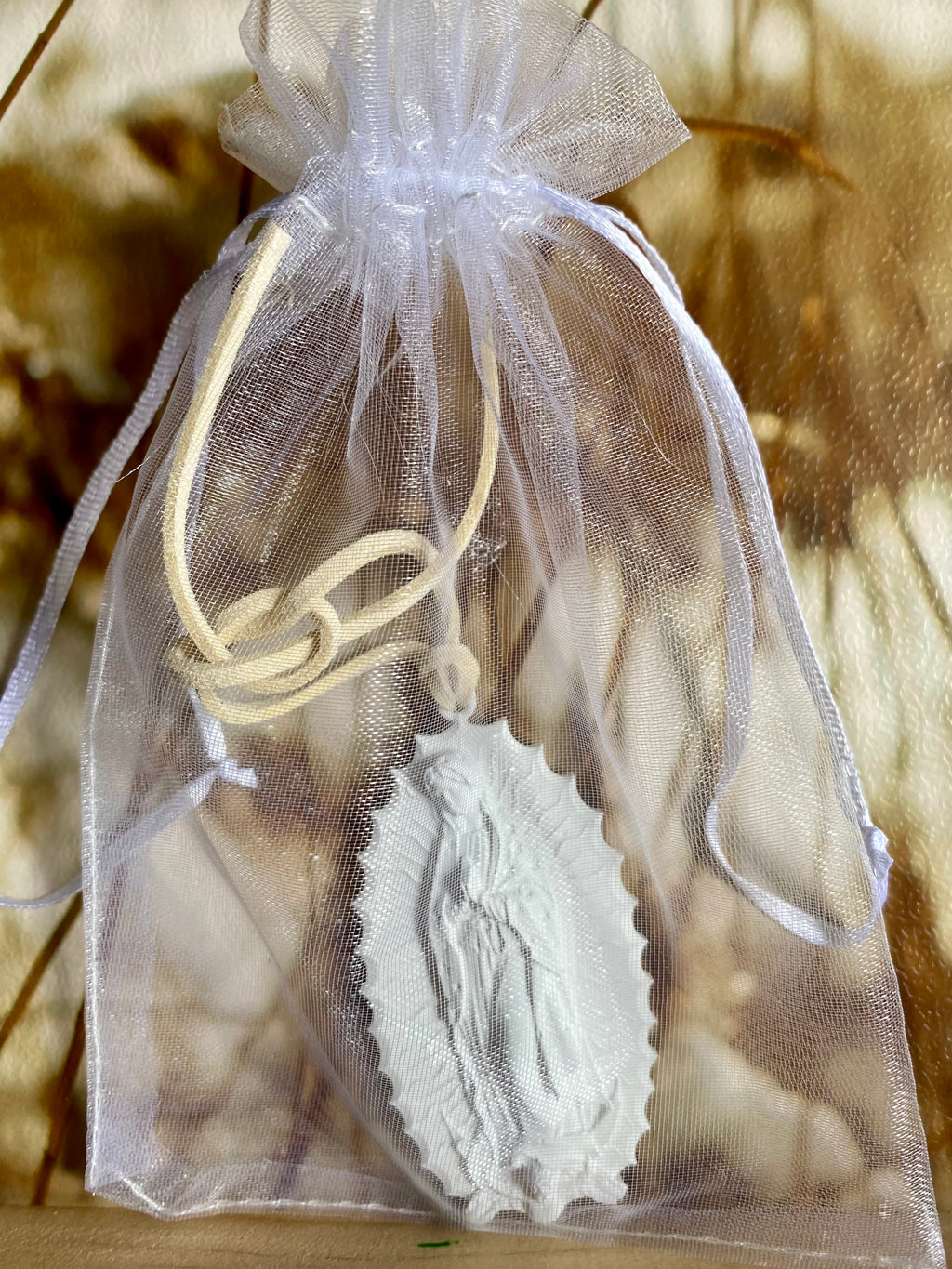 Décor parfumé Médaillon Vierge Marie - Artisanale