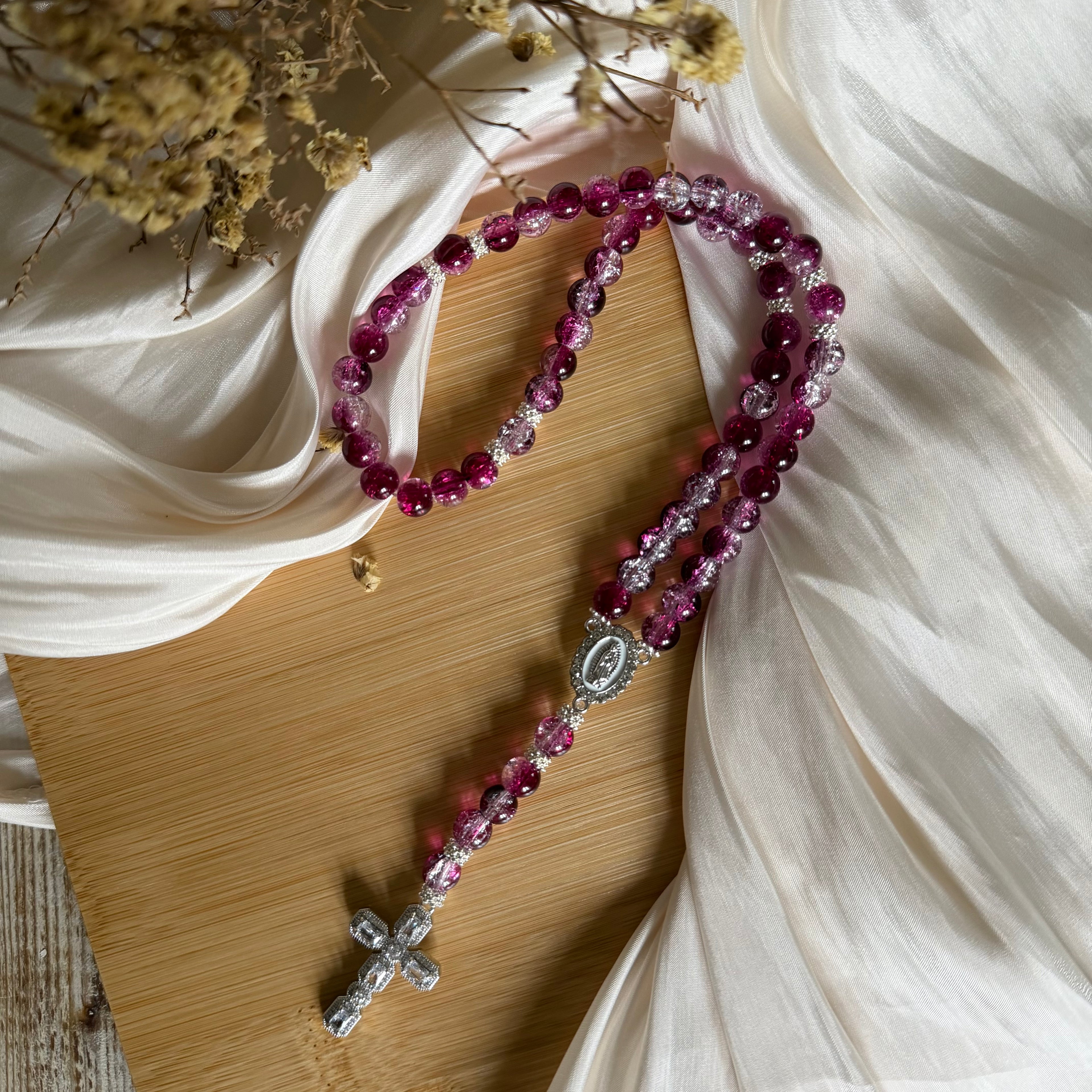 Atelier Séléna - Chapelet Éclat Mystique  - Argent