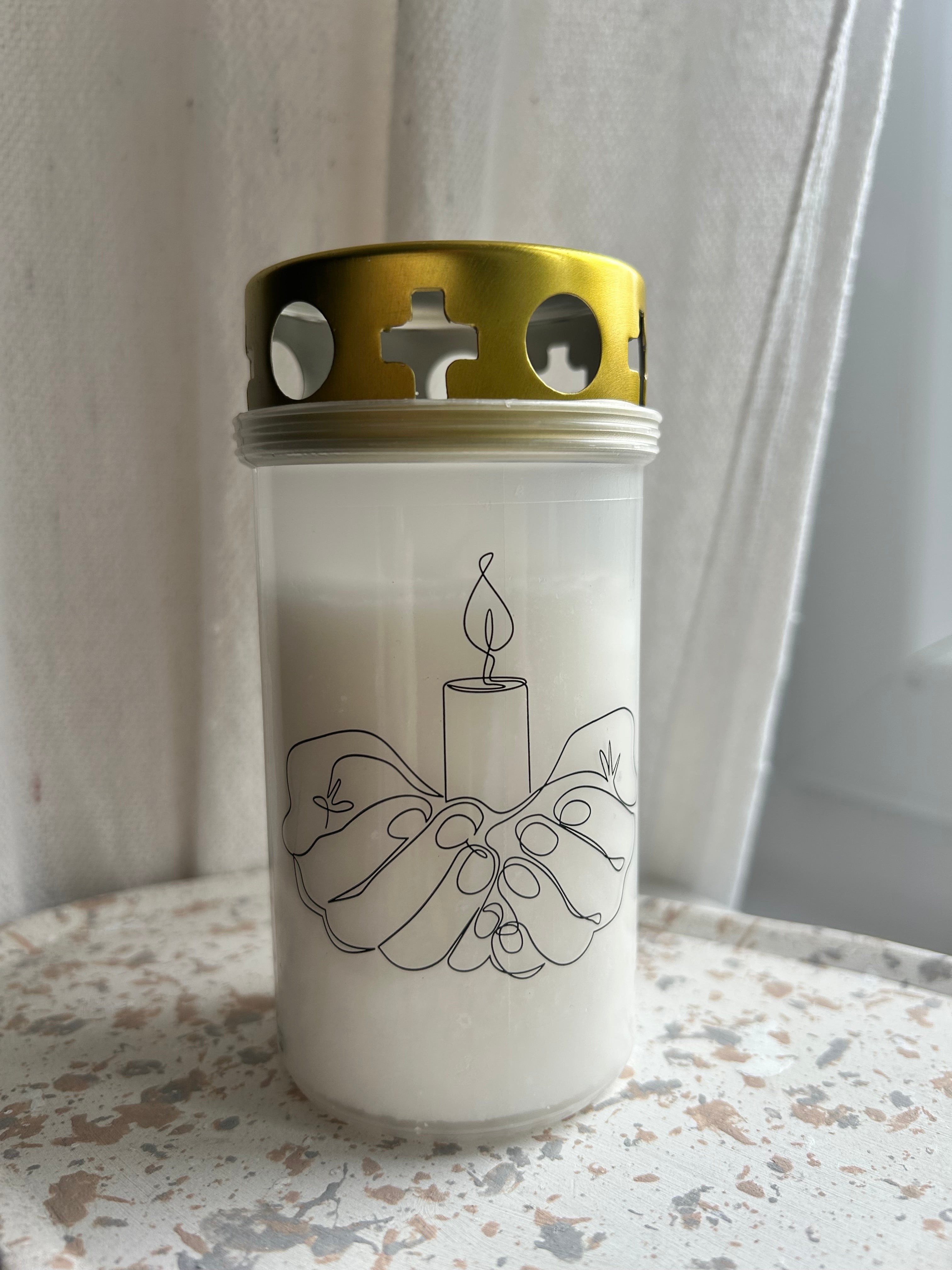 Atelier Séléna - Bougie funéraire Mains