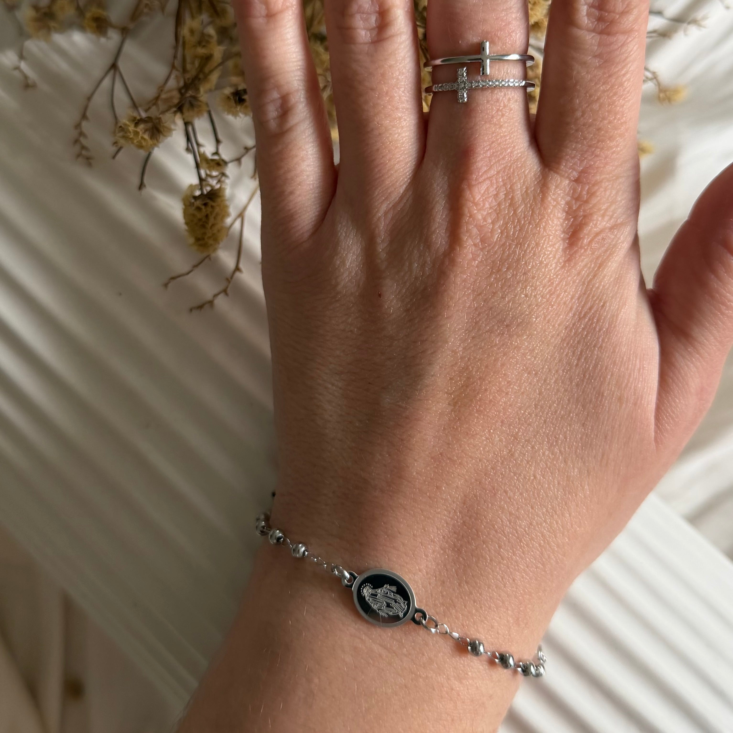 Atelier Séléna - Bracelet Acier Inoxydable Argent - Marie