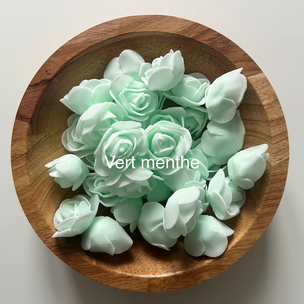 Atelier Séléna - Décoration Cœur en fleurs - Personnalisable - 35 cm