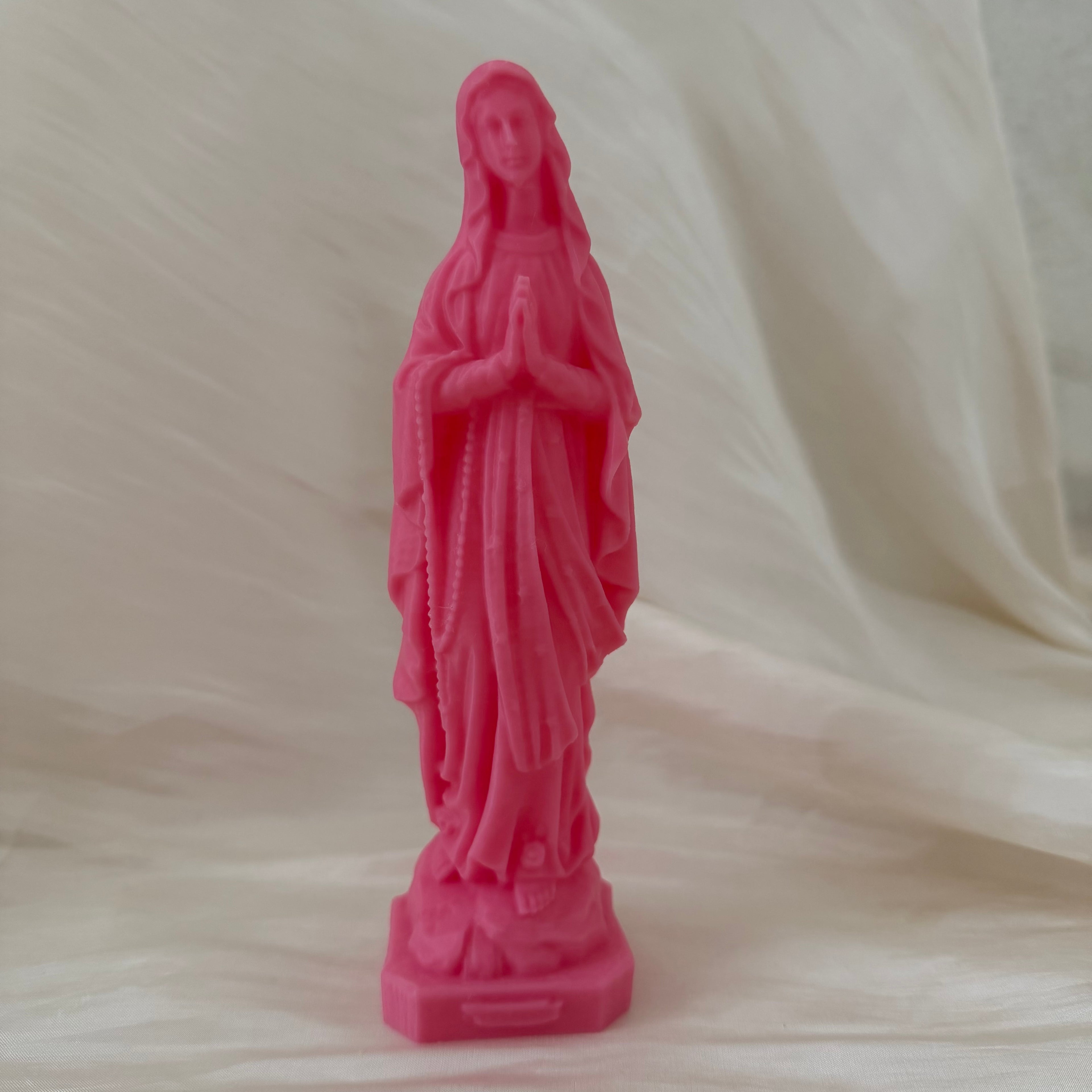 Atelier Séléna - Statue Sainte Vierge Pop Art Color - Rose