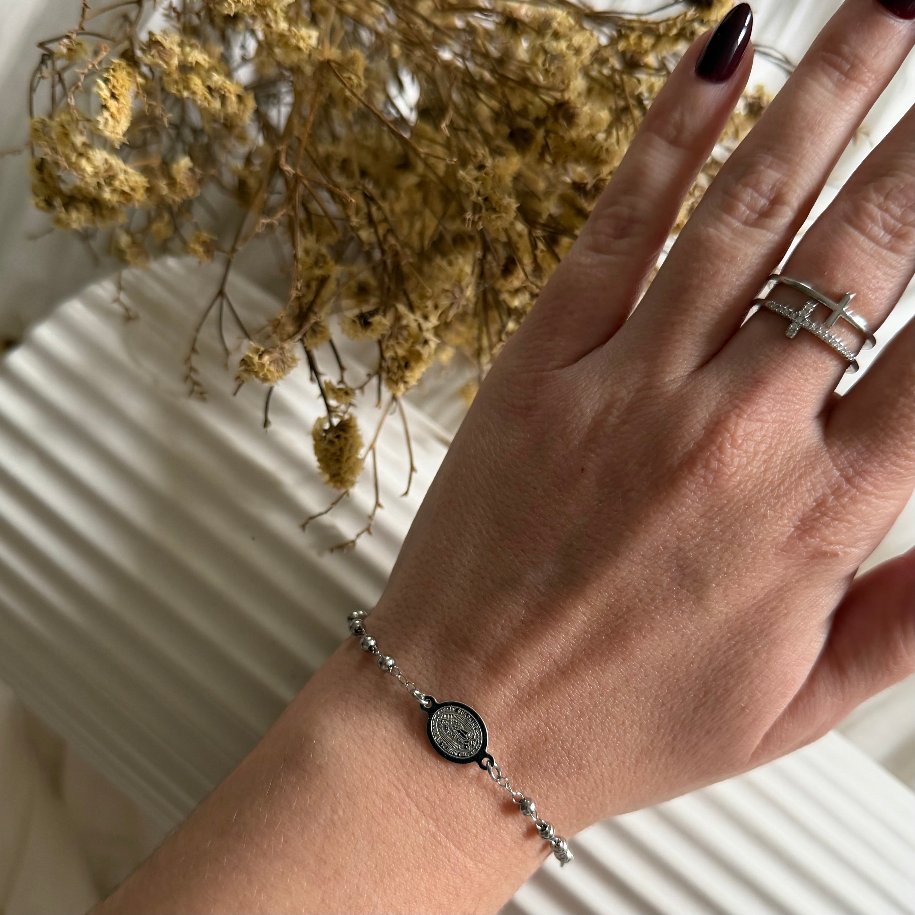 Atelier Séléna - Bracelet Acier Inoxydable Argent - Notre Dame