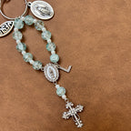 Atelier Séléna - Porte clé dizainier avec initiale