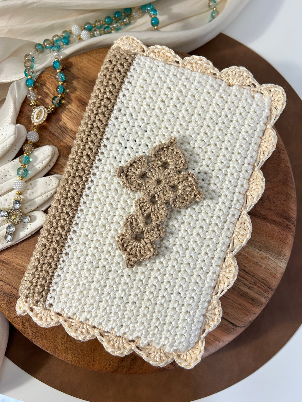 Atelier Séléna - Housse de bible au crochet coton