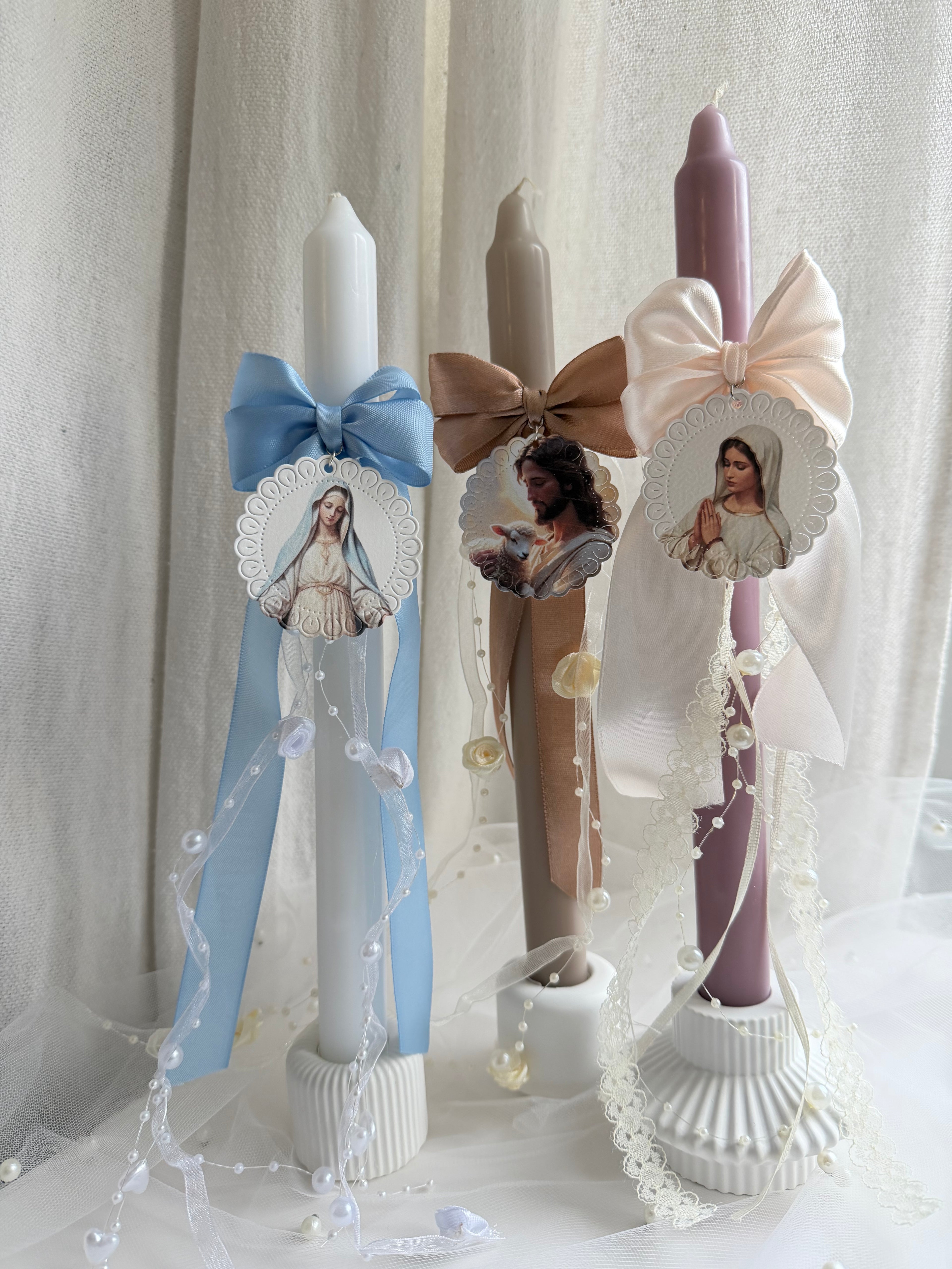 Atelier Séléna - Cierge décoré – Bougie avec boîte