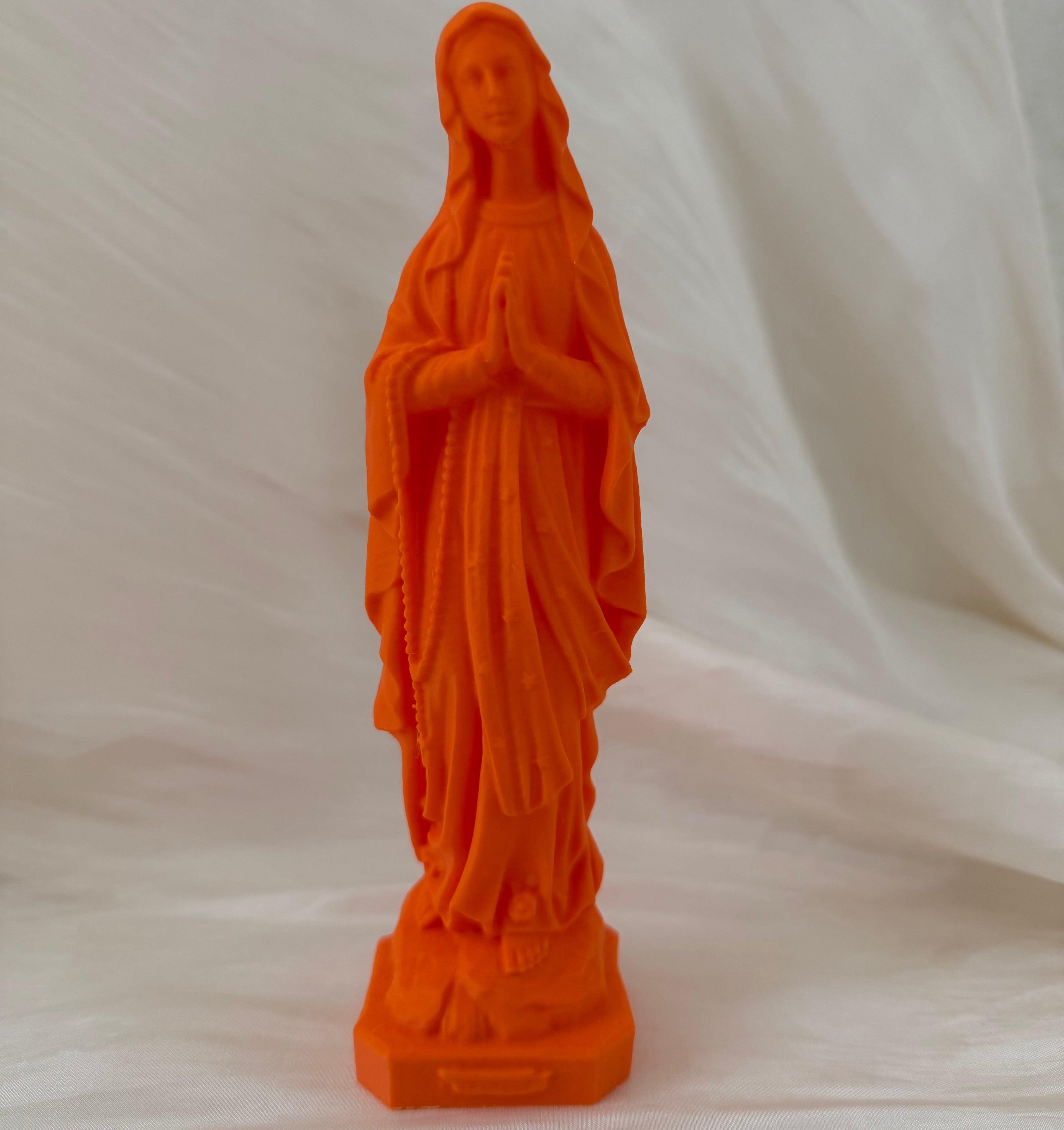 Atelier Séléna - Statue Sainte Vierge Pop Art Color - Orange