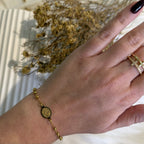 Atelier Séléna - Bracelet Acier Inoxydable Doré  - Notre Dame