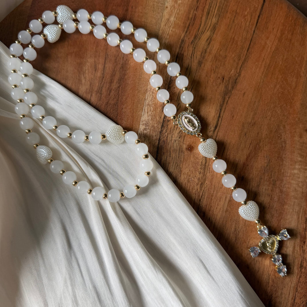 Atelier Séléna - Chapelet blanc