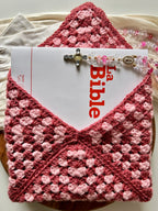 Atelier Séléna - Pochette pour Bible ou Livre - Octobre Rose