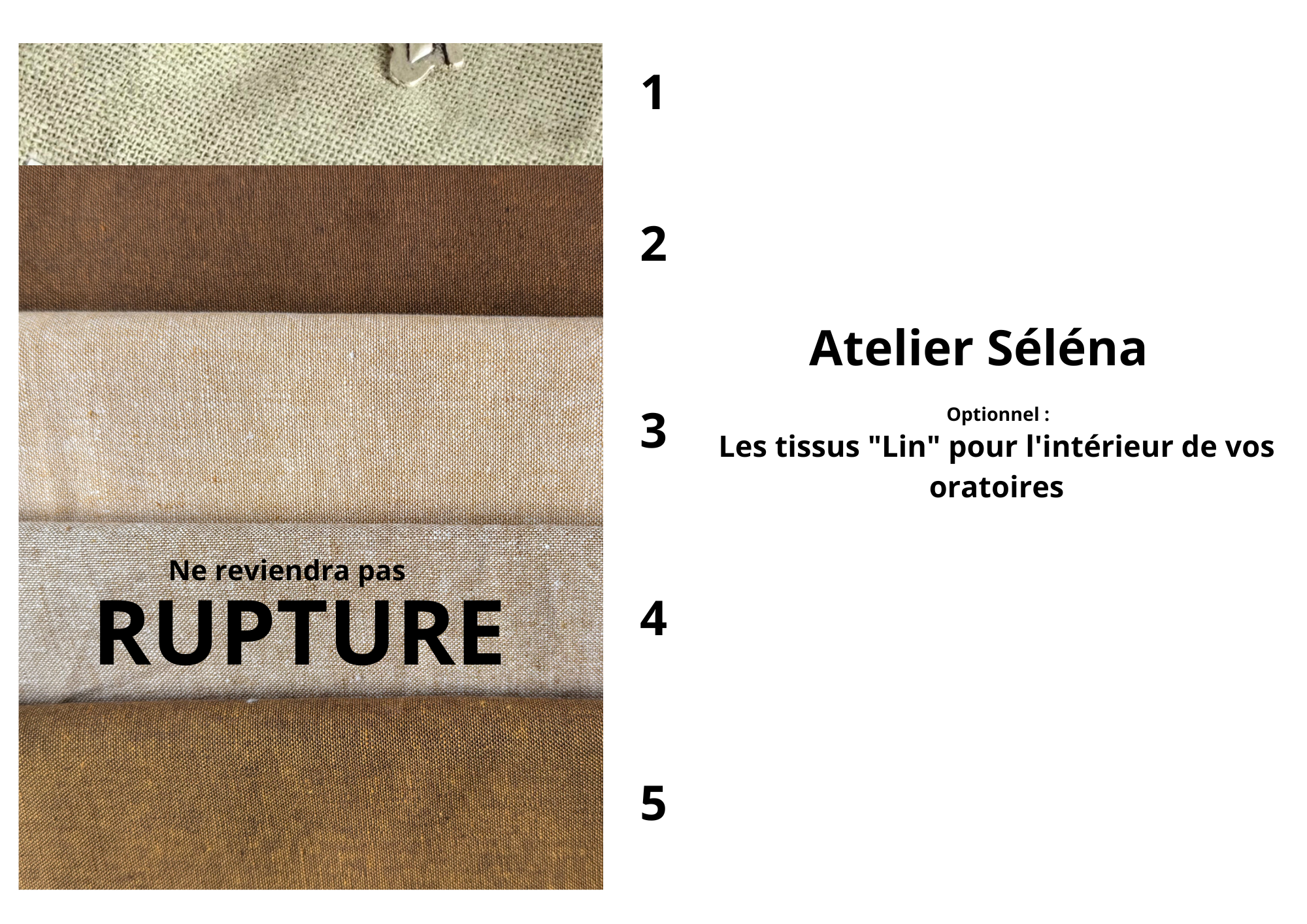 Atelier Séléna - Porte-clés oratoire - Personnalisation